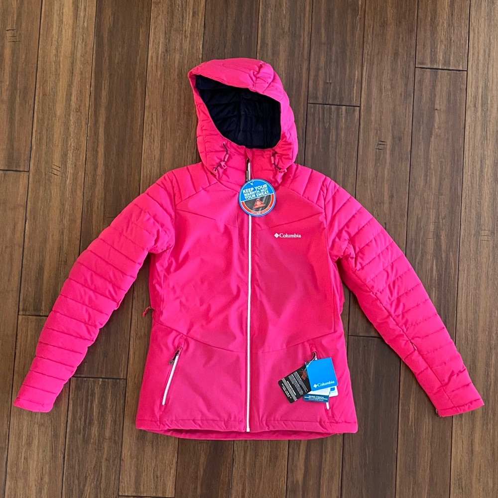 NWT Columbia Women's Pink Whistler Peak Ski & Snow Jacket S/M
